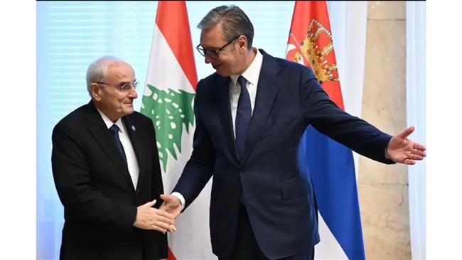 وزير دفاع لبنان يبحث مع رئيس صربيا الخيارات المطروحة بعد انتهاء مهام "اليونيفيل" أواخر العام الجاري