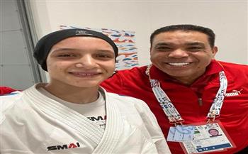 رحمة أحمد تحصد ذهبية الكاراتيه لـ وزن 61 كجم في دورة ألعاب البحر المتوسط