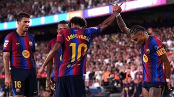الدوري الإسباني.. برشلونة يكتسب رايو فاليكانو في أول ظهور لحمزة عبد الكريم