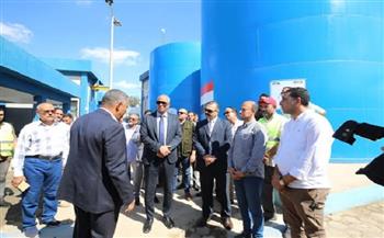  محافظ كفرالشيخ يتفقد محطة مياه شرب متبول بنظام الترشيح الفائق بطاقة 100 لتر/ثانية لخدمة 58 ألف نسمة