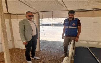 صحة شمال سيناء تتابع استعدادات معسكر التدريب العملي المشترك لمجابهة الأزمات والكوارث «صقر 172»