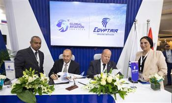 مصر للطيران للخدمات الأرضية تعزز توسعها بعقد جديد مع Global Aviation Services