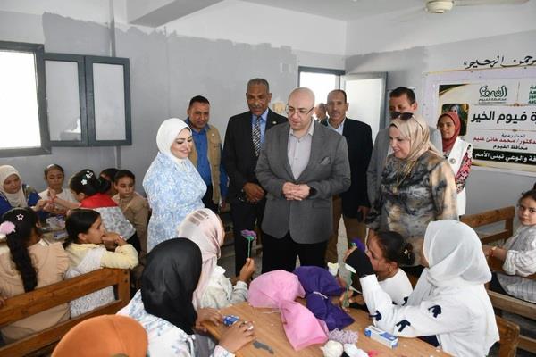 «فيوم الخير».. ثقافة الفيوم تصنع مساحة للإبداع وتمكين المرأة بقرية بريشة الغربية