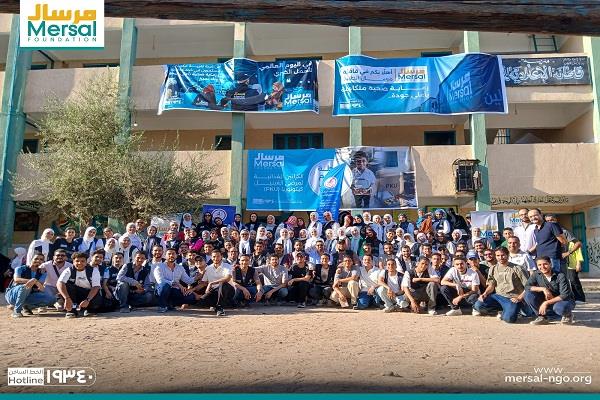 "مرسال" تقدم خدمات طبية واجتماعية وترفيهية لـ 1122 حالة في قافلة شاملة بالفيوم