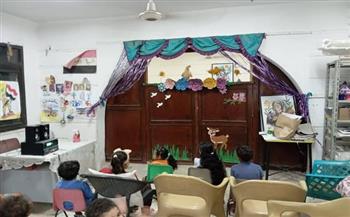 مسرح العرائس يرسم البهجة للأطفال ببيت ثقافة نادي الطيران