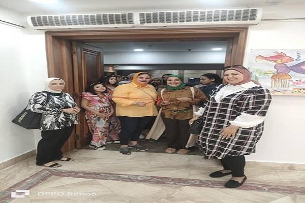 معرض لمواهب الفنون التشكيلية بقصر ثقافة الأنفوشي