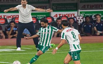 ديربي مصري.. كونيا مصطفى محمد يتقدم على طرابزون محمد صلاح بهدف مبكر