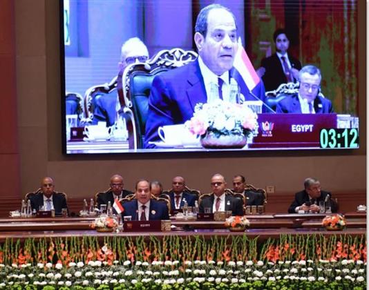 السيسي يشارك في الصورة التذكارية لقادة «بريكس» في نيودلهي