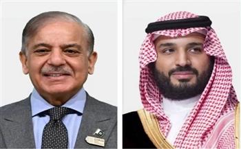 ولي العهد السعودي ورئيس وزراء باكستان يبحثان هاتفيا تطورات الأوضاع والجهود الدبلوماسية لخفض التصعيد