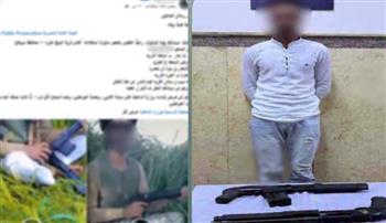 ضبط نجار بسوهاج بعد تداول فيديوهات لإطلاقه أعيرة نارية