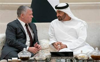 رئيس الإمارات والعاهل الأردني يبحثان علاقات البلدين والتطورات الإقليمية