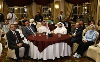 وزير الرياضة ورئيس البارالمبية يشهدان المؤتمر الصحفي بدورة الألعاب العربية  