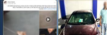 ضبط قائد سيارة بالإسكندرية لربطه كلبًا بالسيارة وسحله بالطريق