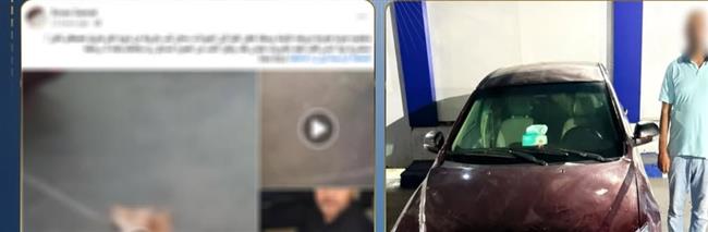 ضبط قائد سيارة بالإسكندرية لربطه كلبًا بالسيارة وسحله بالطريق