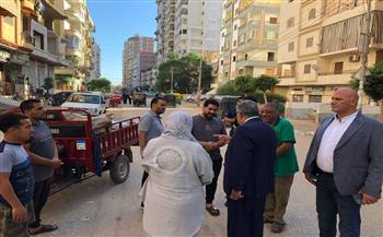 محافظ الدقهلية في جولة ميدانية بمدينة طلخا: تدعيم شوارع المدينة بعدد إضافي من صناديق جمع القمامة