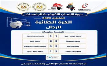 دورة الألعاب الإفريقية للجامعات.. انتصارات مصرية في الكرة الطائرة 