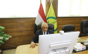محافظ شمال سيناء يشارك في اجتماع مجلس المحافظين عبر الفيديو كونفرانس