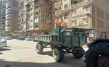 استجابة فورية لتكليفات اللواء طارق مرزوق محافظ الدقهلية خلال جولته الصباحية بمدينة طلخا  
