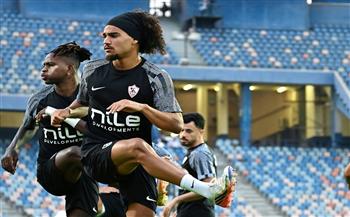 تدريبات بدنية قوية للاعبي الزمالك قبل مواجهة غزل المحلة