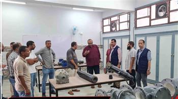 رئيس مياه سوهاج يتفقد الاستعدادات النهائية لانطلاق مدرسة مياه الشرب للتكنولوجيا التطبيقية 