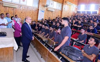 رئيس جامعة سوهاج يتابع تدريب 900 طالب امتياز بكلية ومعهد التمريض