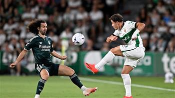 الدوري الإسباني.. ريال مدريد يتقدم أمام إلتشي بهدف عكسي بعد 30 دقيقة