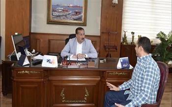محافظ بورسعيد يستقبل النائب حسن عمار لبحث عدد من الملفات والقضايا الخدمية