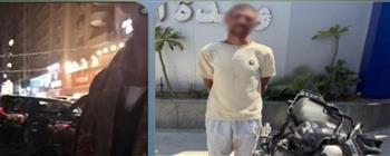 كشف حقيقة ادعاء سرقة دراجة نارية من متسول في زهراء المعادي