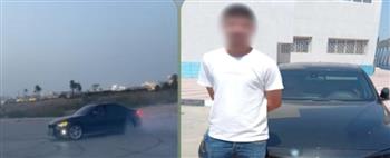 القبض على طالبًا لقيامه بحركات استعراضية بسيارته بالإسماعيلية