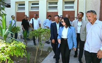 محافظ البحيرة تتابع انتظام الدراسة بمدرسة سيدي غازي الثانوية المشتركة 