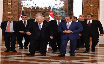 الرئيس السيسي يستقبل الرئيس الفلسطيني محمود عباس لبحث تطورات القضية الفلسطينية