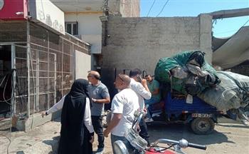 محافظ الإسماعيلية يتابع تكثيف حملات مواجهة ظاهرة النباشين وضبط المخالفات البيئية
