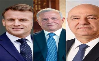ماكرون يبحث مع عون وملك الأردن دعم الجيش اللبناني واستقرار المنطقة
