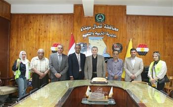 محافظ شمال سيناء يوجه بتعزيز التعاون البيئي والتعليمي مع شركة إيتوس