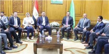محافظ القليوبية يستقبل قيادات «مستقبل وطن» لمتابعة تنفيذ المبادرات الخدمية   