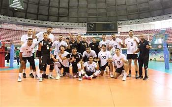 منتخب رجال الطائرة يفوز على المغرب ويتصدر مجموعته في أمم أفريقيا بتونس