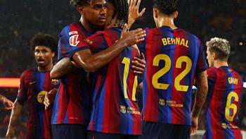 الدوري الإسباني.. برشلونة يكتسح سانتاندير بسباعية أمام أنظار حمزة عبدالكريم