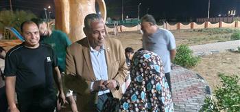 شمال سيناء: وكيل الشباب والرياضة يتفقد أوضاع الأسر الفلسطينية بمركز التنمية الشبابية بالشيخ زويد