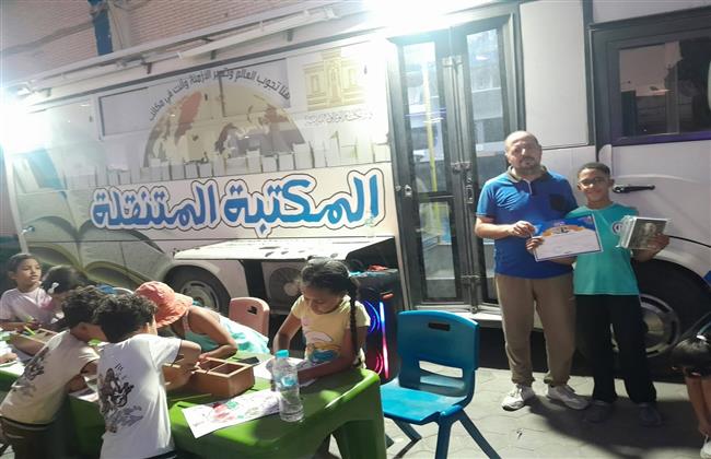 المكتبة المتنقلة لدار الكتب والوثائق القومية تطلق أولى فعالياتها الثقافية