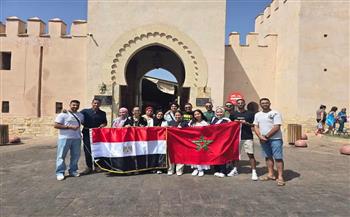الشباب والرياضة: الوفد الشبابي المصري يزور أبرز معالم مدينة أكادير بالمغرب