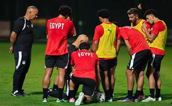 تدريبات استشفائية وتقسيمة في مران منتخب مصر استعدادًا لتصفيات أفريقيا