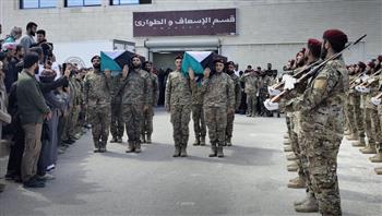تشييع جثامين 11 من قوات الجيش السوري قتلوا بانفجار في دير الزور
