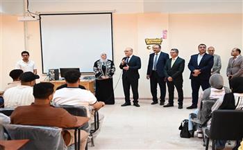 جامعة سوهاج الأهلية تبدأ عامها الثاني.. النعماني يتفقد المحاضرات ويطمئن على انتظام العملية التعليمية
