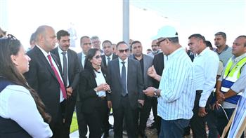 محافظ البحيرة تفتتح مشروع صرف صحي المعدية بإدكو بتكلفة 400 مليون جنيه ضمن احتفالات العيد القومي