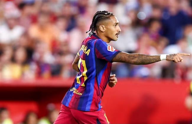 الدوري الإسباني.. رافينيا يضيف الهدف الثاني لبرشلونة في إشبيلية