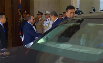 بث مباشر| الرئيس السيسي وقرينته يستقبلان الرئيس الصيني وقرينته بقصر الاتحادية