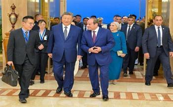 الرئيس السيسي ونظيره الصيني يبحثان تعزيز التعاون في العلاقات الثنائية والقضايا الإقليمية