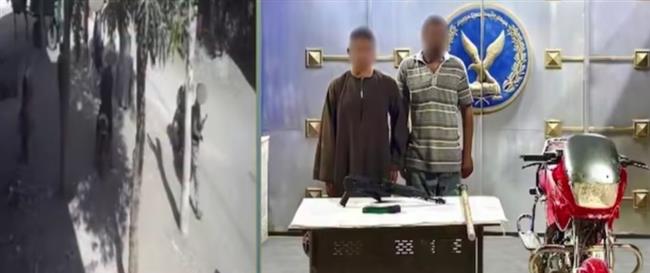 كشف ملابسات فيديو التهجم على منزل بسوهاج وضبط المتهمين وبحوزتهما بندقية آلية