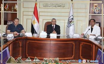 محافظ بني سويف يترأس اجتماع اللجنة العليا للبت في تقنين أراضي أملاك الدولة  