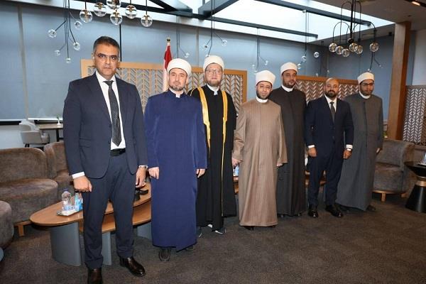 وزير الأوقاف يلتقي مفتي موسكو ويثمن الاهتمام الرسمي في الاتحاد الروسي بالمسلمين ومقارهم